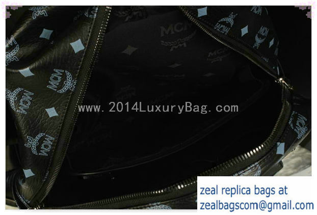 High Quality Replica MCM Stark Backpack Jumbo in Calf Leather 8006 Black